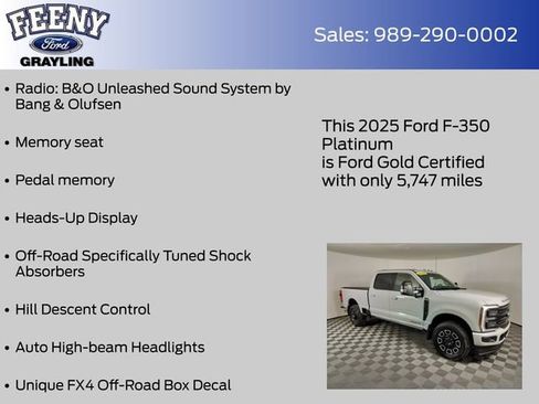 Certified 2025 Ford F350 Platinum image 18