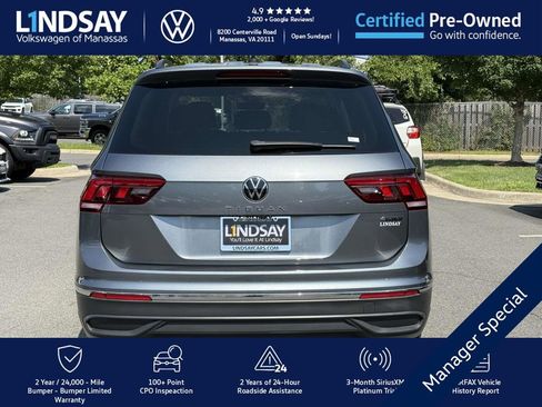 Certified 2022 Volkswagen Tiguan S w/ Driver Assistance Package image 4