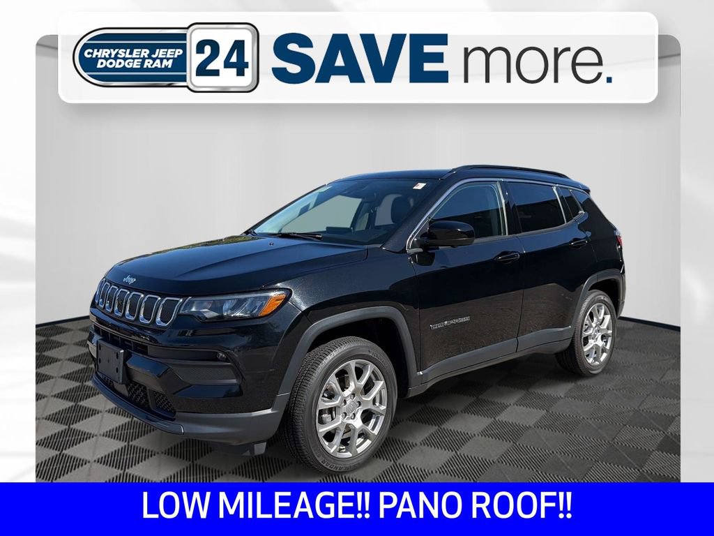 Certified 2022 Jeep Compass Latitude w/ Sun and Sound Group AWD/4WD 360° Tour