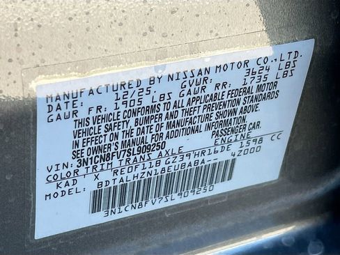 New 2025 Nissan Versa SR image 29