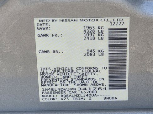 Used 2023 Nissan Altima 2.5 SV image 35