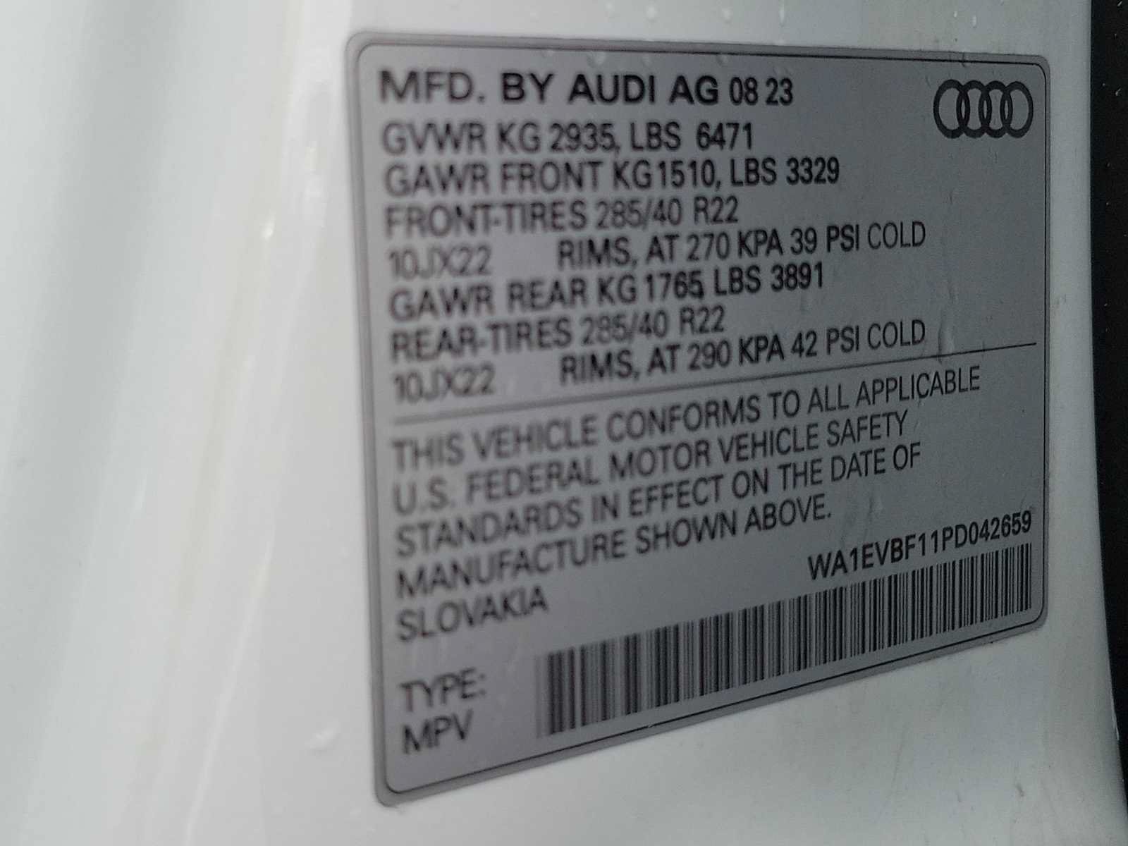 Certified 2023 Audi Q8 Premium Plus AWD/4WD image 37