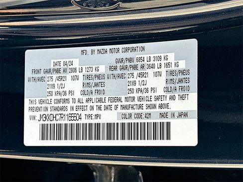 Used 2024 MAZDA CX-90 3.3 Turbo S w/ Premium Package image 35