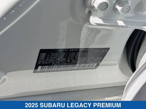 Certified 2025 Subaru Legacy Premium image 29