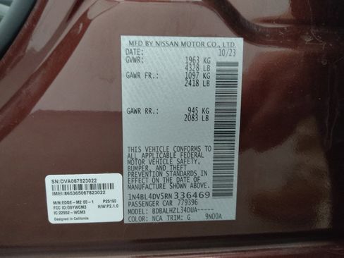 Used 2024 Nissan Altima 2.5 SV image 33