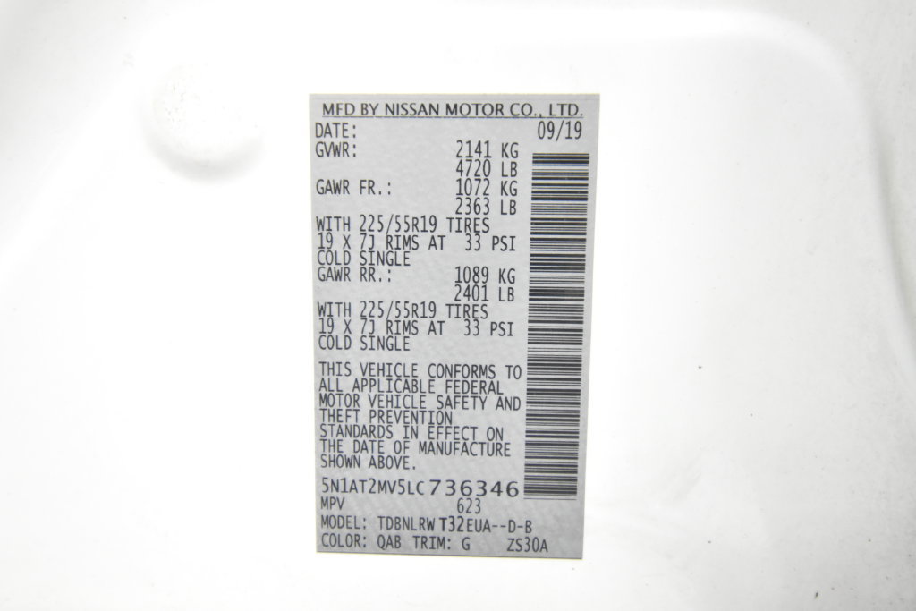 Used 2020 Nissan Rogue SL AWD/4WD image 24