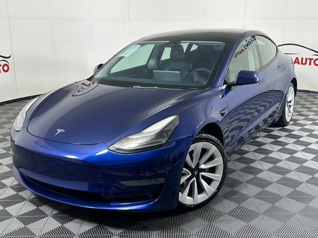 Used 2022 Tesla Model 3 Long Range AWD/4WD image 1