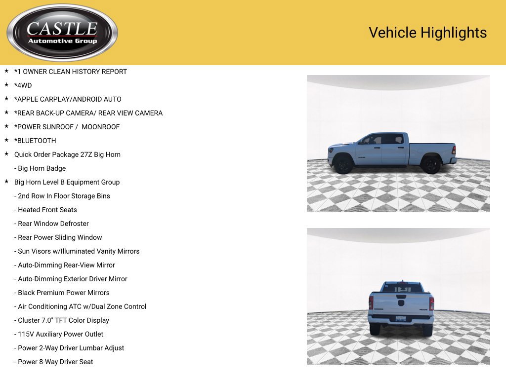 Used 2024 RAM 1500 Big Horn AWD/4WD image 3