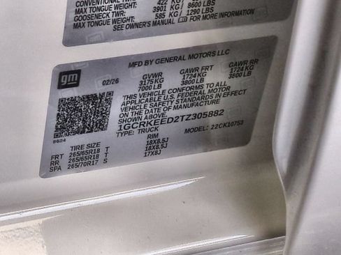 Certified 2026 Chevrolet Silverado 1500 RST AWD/4WD image 38