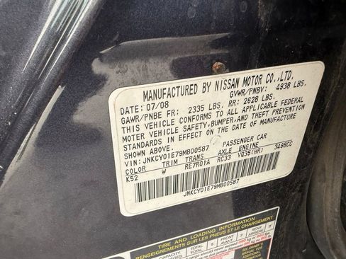 Used 2009 INFINITI M35 RWD image 17