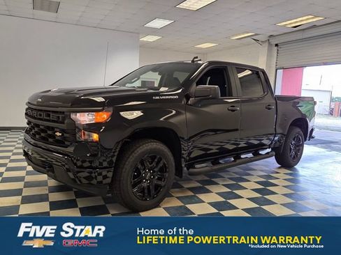 New 2026 Chevrolet Silverado 1500 Custom w/ Turbomax Blackout Package AWD/4WD image 3
