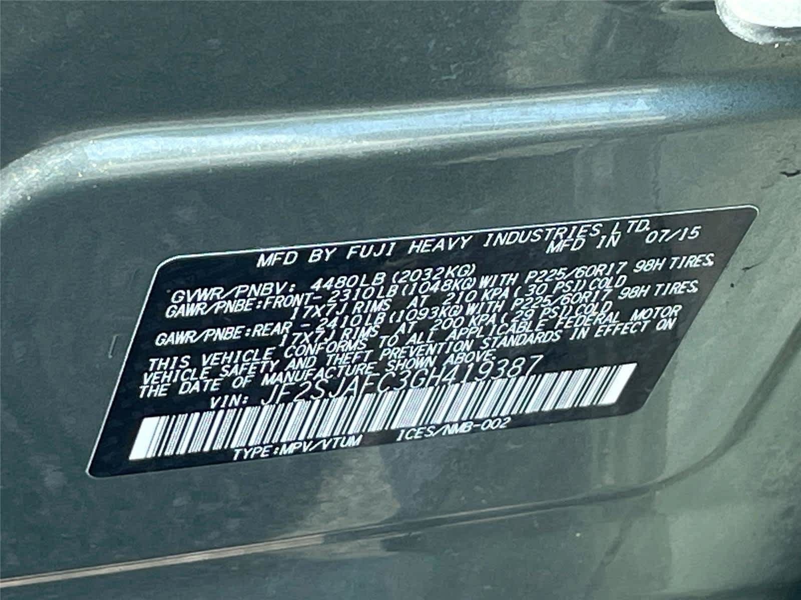 Used 2016 Subaru Forester 2.5i Premium AWD/4WD image 31