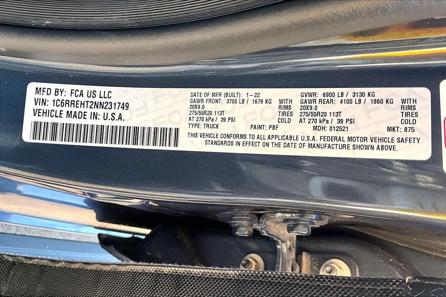 Used 2022 RAM 1500 Limited RWD image 34