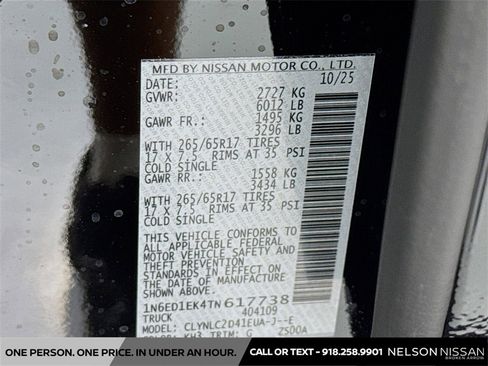 New 2026 Nissan Frontier SV w/ SV Convenience Package image 31