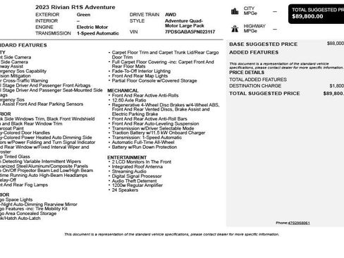 Used 2023 Rivian R1S Adventure image 3