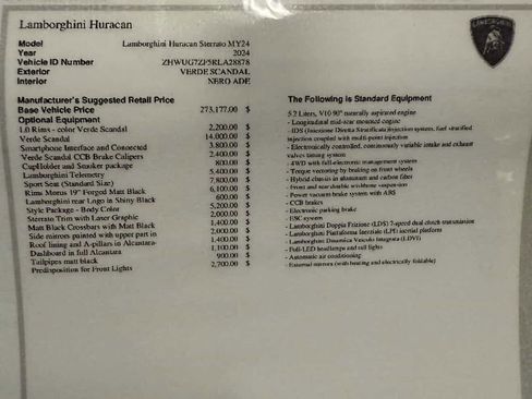 Used 2024 Lamborghini Huracan Sterrato image 16