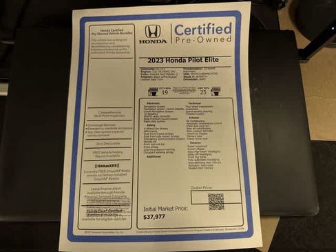 Used 2023 Honda Pilot Elite image 13