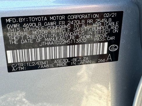 Used 2021 Lexus IS 300 w/ Accessory Package RWD image 23