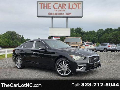 Used 2018 INFINITI Q50 Luxe w/ Essential Package (3.0T Luxe) AWD/4WD image 1