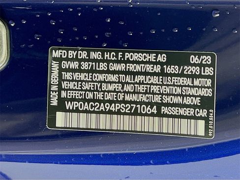 Certified 2023 Porsche 911 GT3 image 30