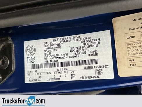 Used 2017 Ford F150 XLT w/ Equipment Group 301A Mid image 40