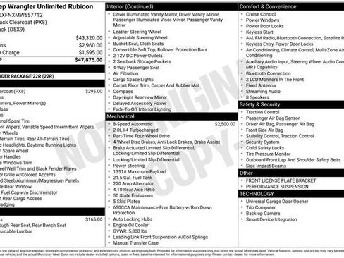 Used 2021 Jeep Wrangler Unlimited Rubicon image 33