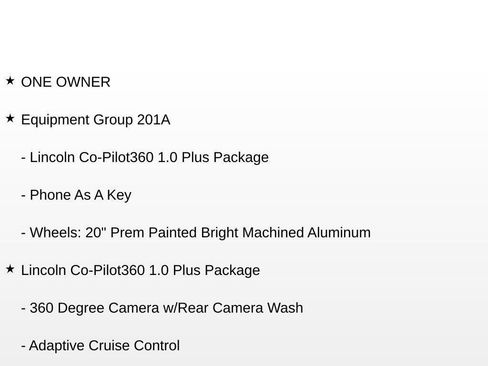 Used 2022 Lincoln Nautilus Reserve w/ Equipment Group 201A image 12