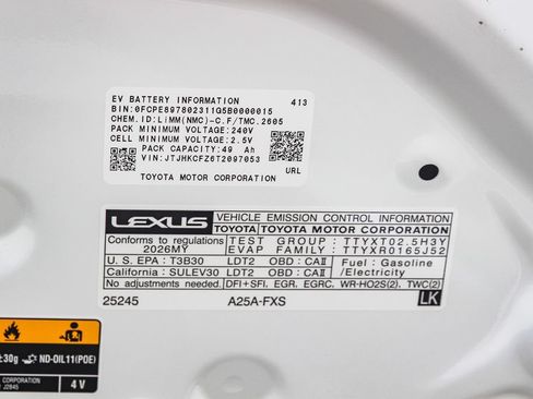Certified 2026 Lexus NX 450h+ AWD w/ Accessory Package (Z1) image 28
