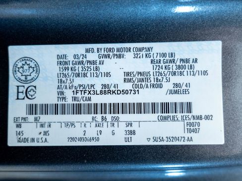 Used 2024 Ford F150 XLT w/ FX4 Off-Road Package AWD/4WD image 66