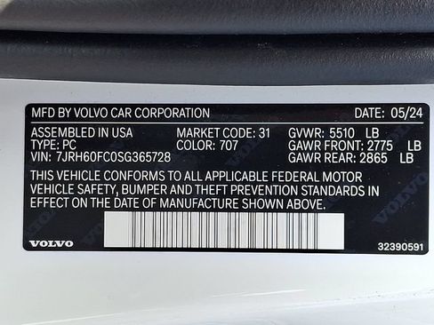 Certified 2025 Volvo S60 T8 Plus AWD/4WD image 28