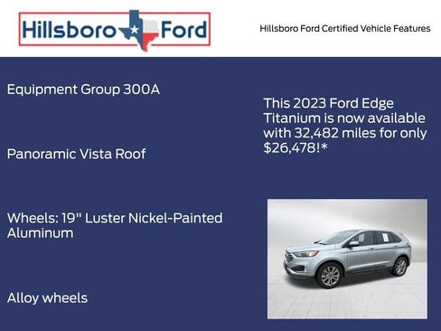 Certified 2023 Ford Edge Titanium AWD/4WD image 5