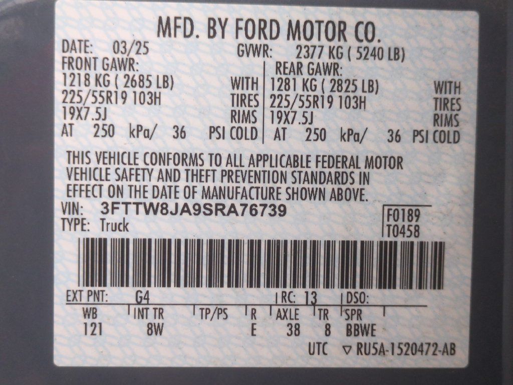 Used 2025 Ford Maverick XLT w/ Black Appearance Package AWD/4WD image 23
