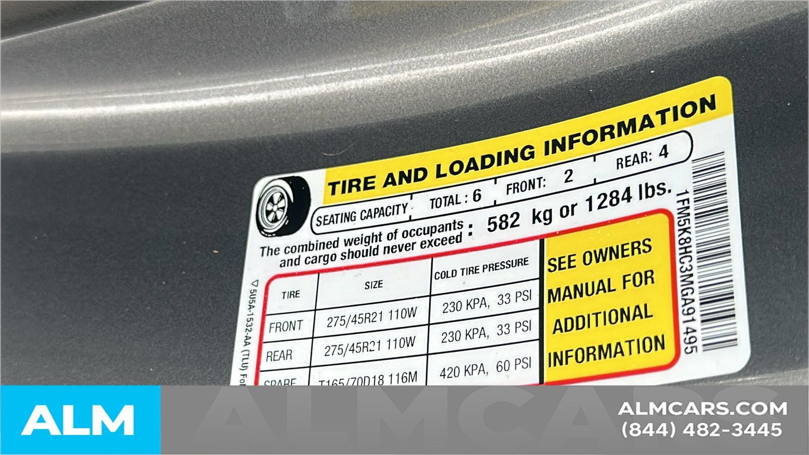 Used 2021 Ford Explorer Platinum w/ Equipment Group 601A AWD/4WD image 39