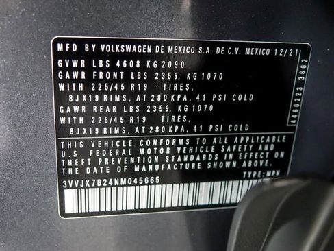 Used 2022 Volkswagen Taos SEL AWD/4WD image 32