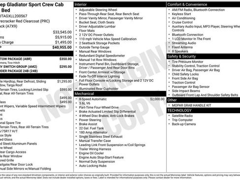 Used 2020 Jeep Gladiator Sport w/ Trailer Tow Package image 18