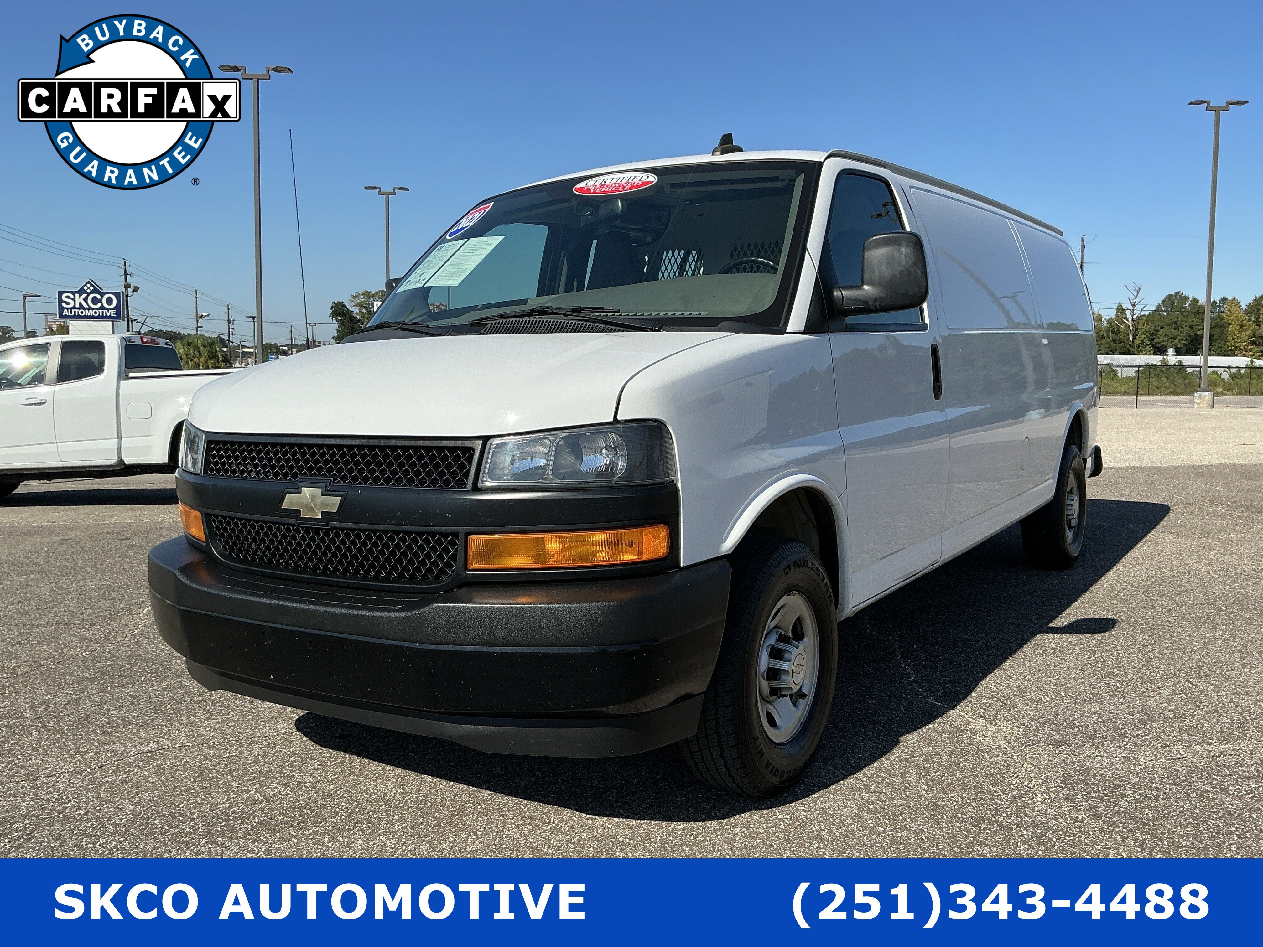 Used 2021 Chevrolet Express 2500 Extended w/ Driver Convenience Package RWD image 1