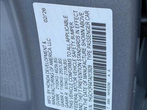 New 2026 Honda Accord EX-L image 17