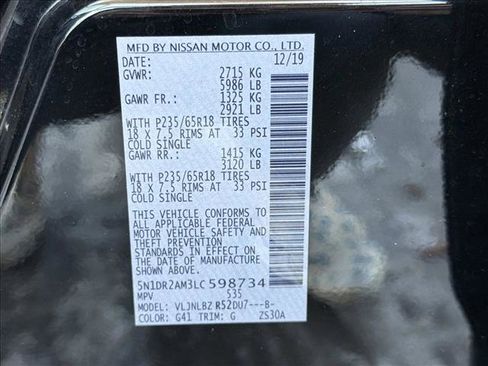 Used 2020 Nissan Pathfinder S image 27