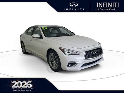 Used 2023 INFINITI Q50 Luxe w/ Cargo Package