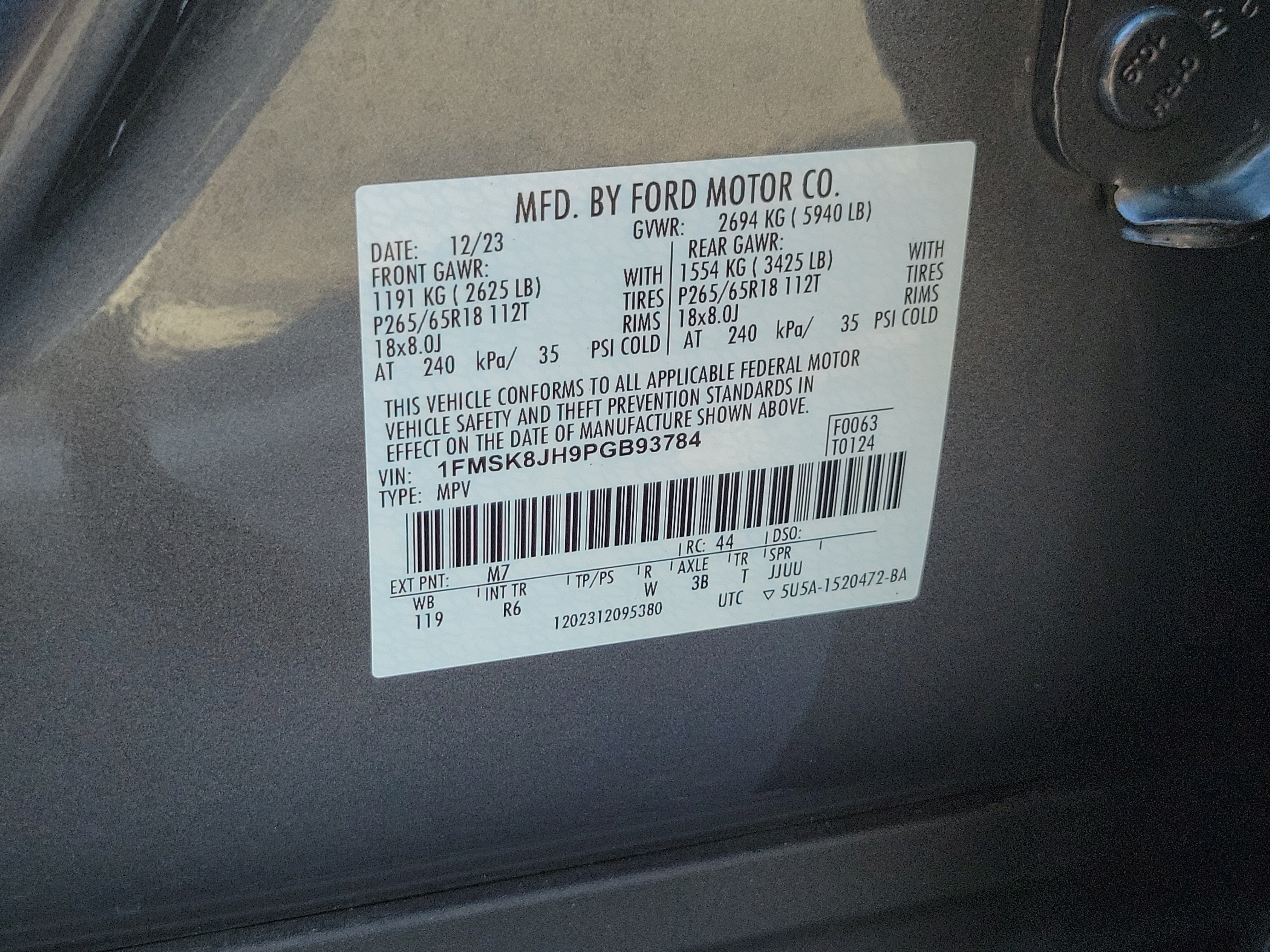 Used 2023 Ford Explorer Timberline AWD/4WD image 33
