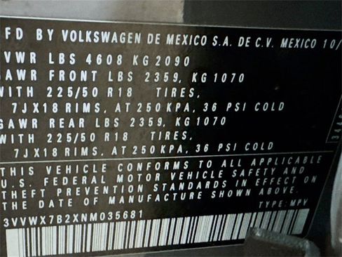 Used 2022 Volkswagen Taos SE image 14