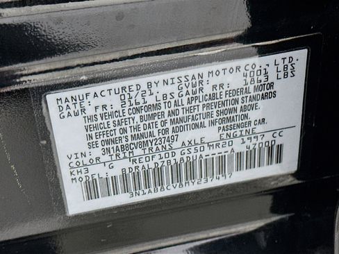Used 2021 Nissan Sentra SV FWD image 12