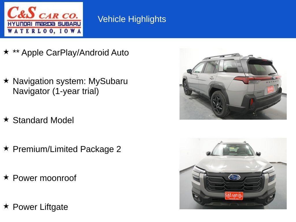 Used 2026 Subaru Outback Limited w/ Premium/Limited Package 2 AWD/4WD image 7