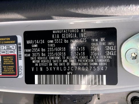 Used 2024 Kia Sorento S w/ Panoramic Sunroof Package AWD/4WD image 35