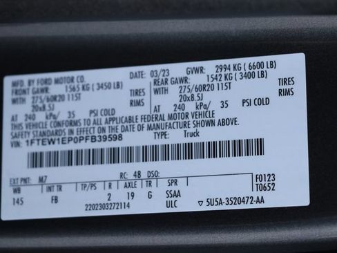 Used 2023 Ford F150 XLT w/ Equipment Group 302A High AWD/4WD image 32