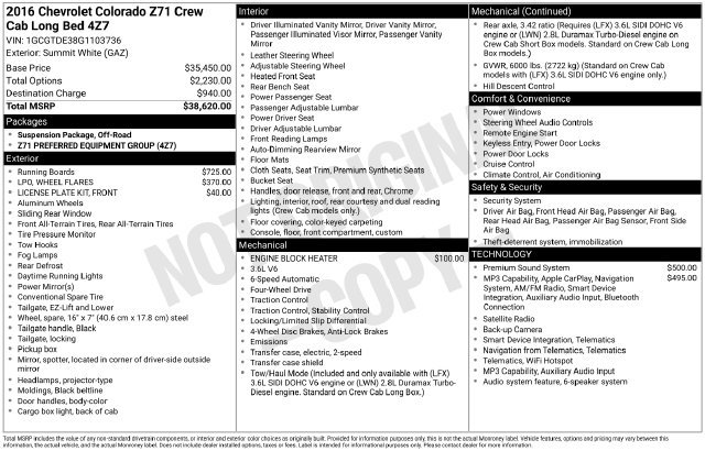 Used 2016 Chevrolet Colorado Z71 AWD/4WD image 6