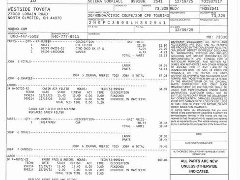 Used 2020 Honda Civic Touring image 22