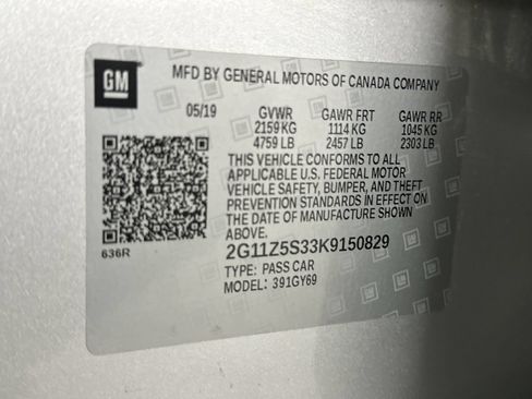 Used 2019 Chevrolet Impala LT w/ LT Leather Package FWD image 14