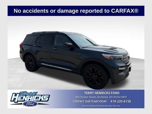 Used 2022 Ford Explorer Limited w/ Class IV Trailer Tow Package AWD/4WD image 1