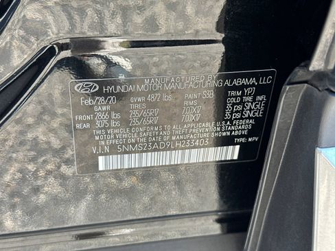 Used 2020 Hyundai Santa Fe SE FWD image 30